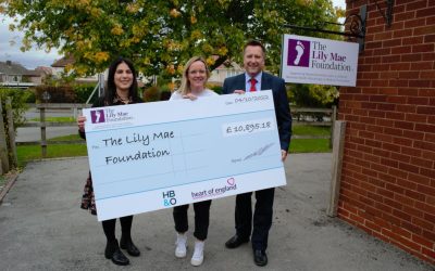 HB&O support The Lily Mae Foundation with a £10k grant through the Foundation.