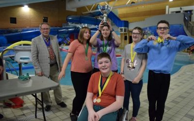 Bedworth Disabled Swimming Club supported by the Alan Higgs Community Grants.